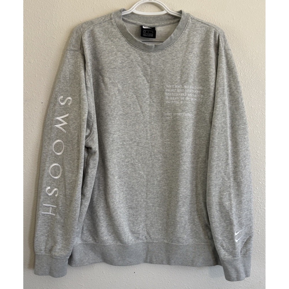Nike Sportswear Swoosh Crew Neck Sweatshirt Large